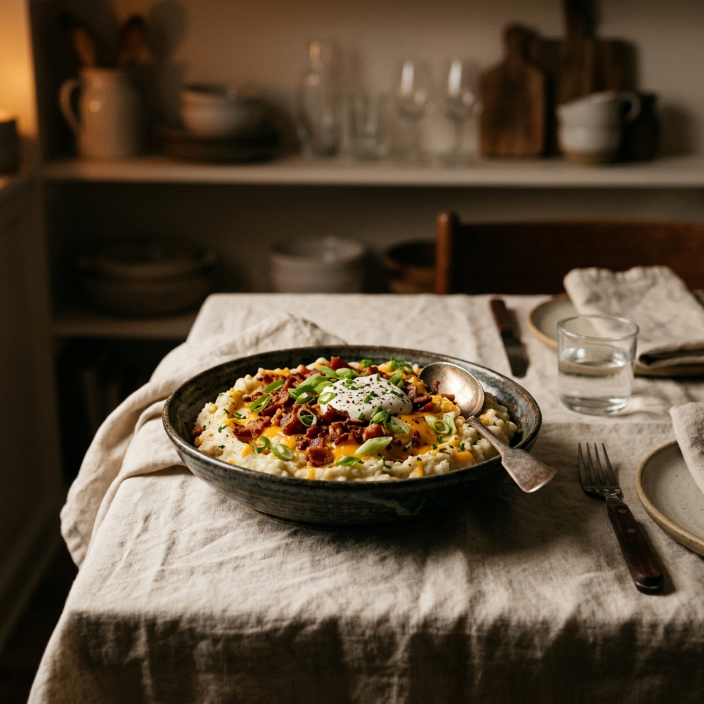 Loaded Cauliflower Mash