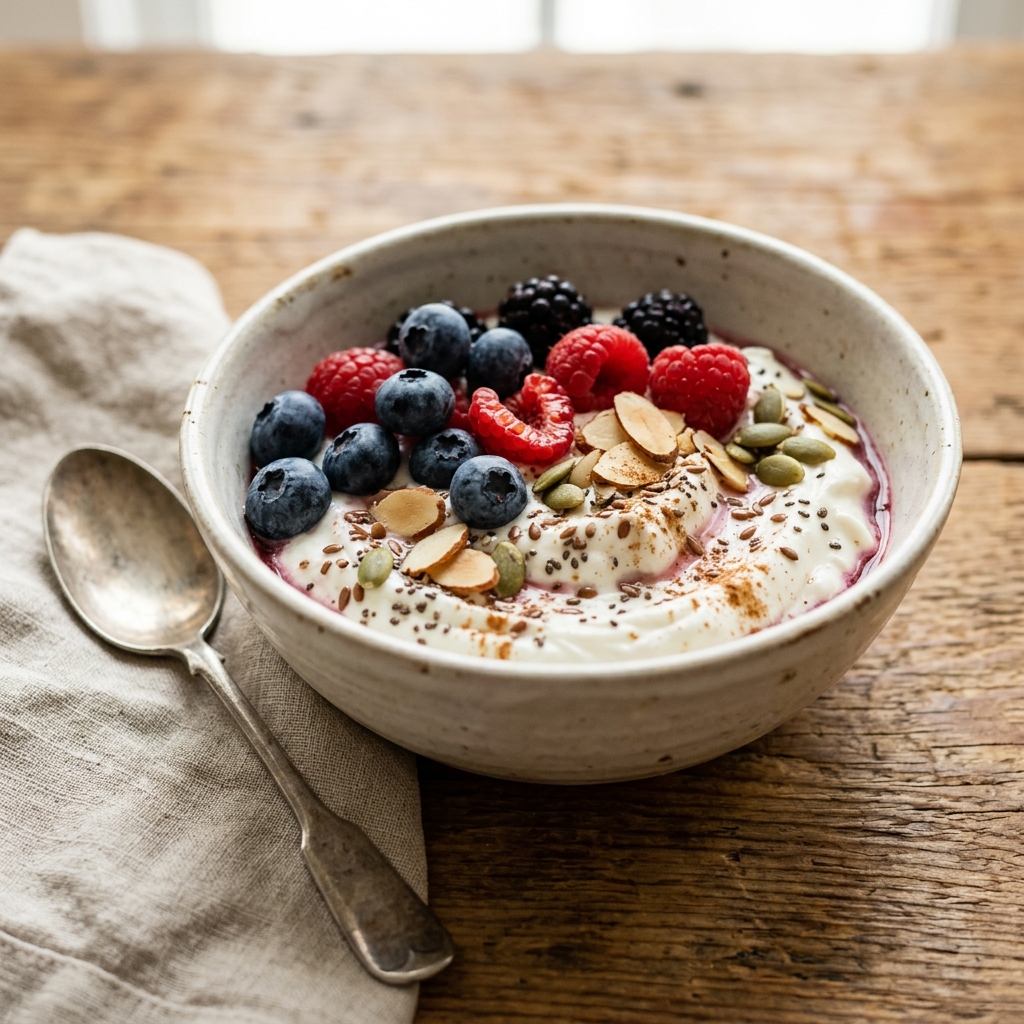 Low Carb Yogurt Breakfast