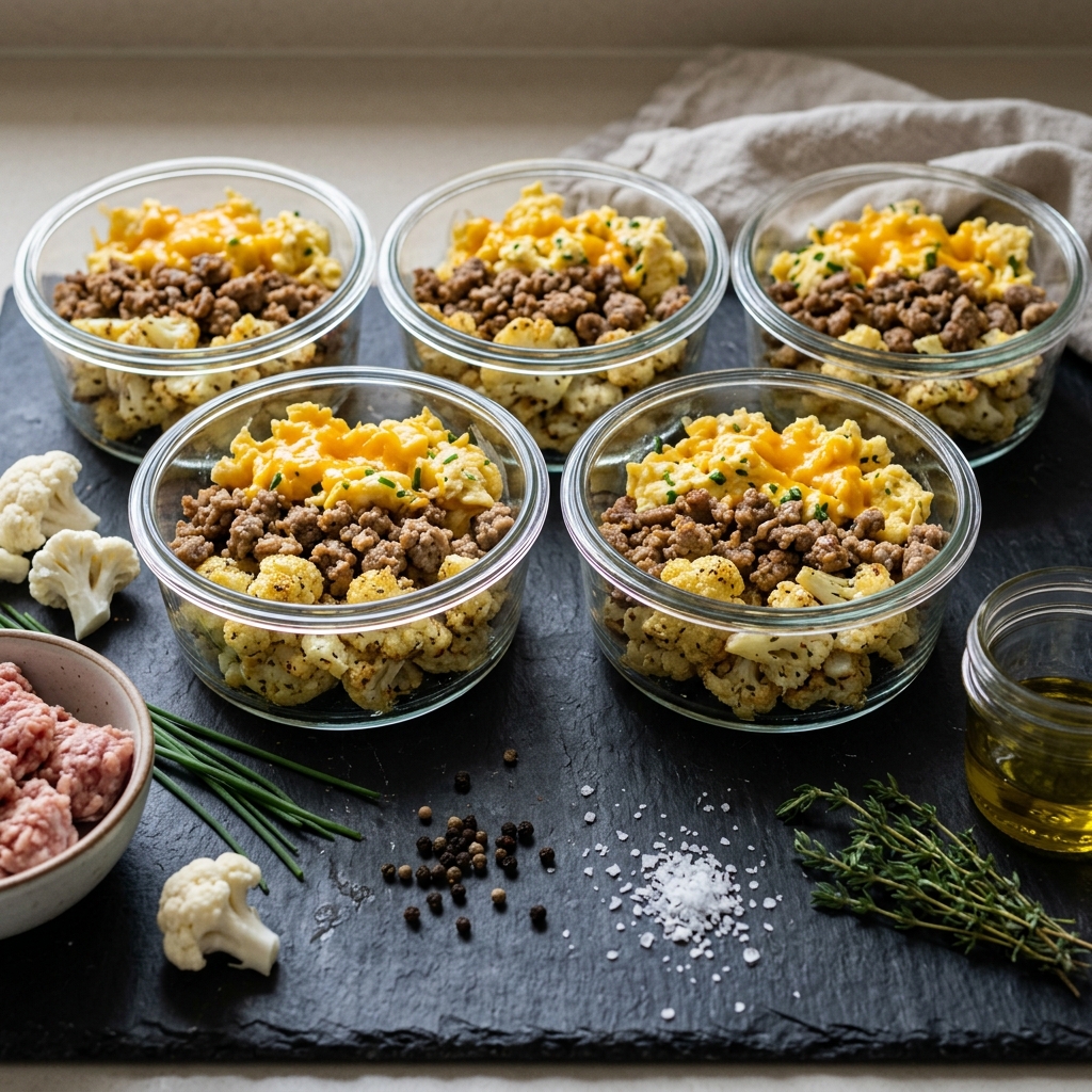 Make Ahead Keto Breakfast Bowls