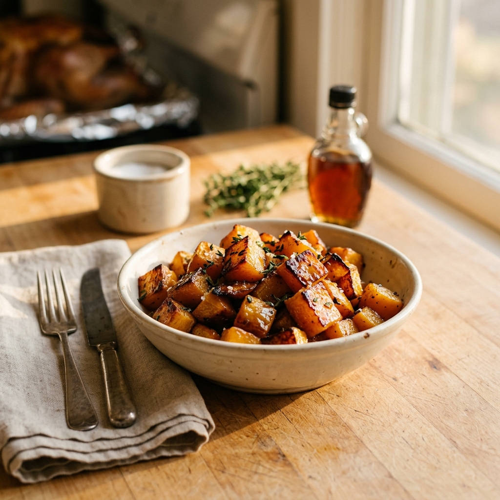 Maple Roasted Butternut Squash