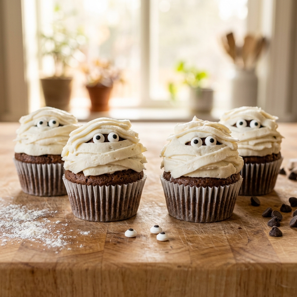 Mummy Cupcakes