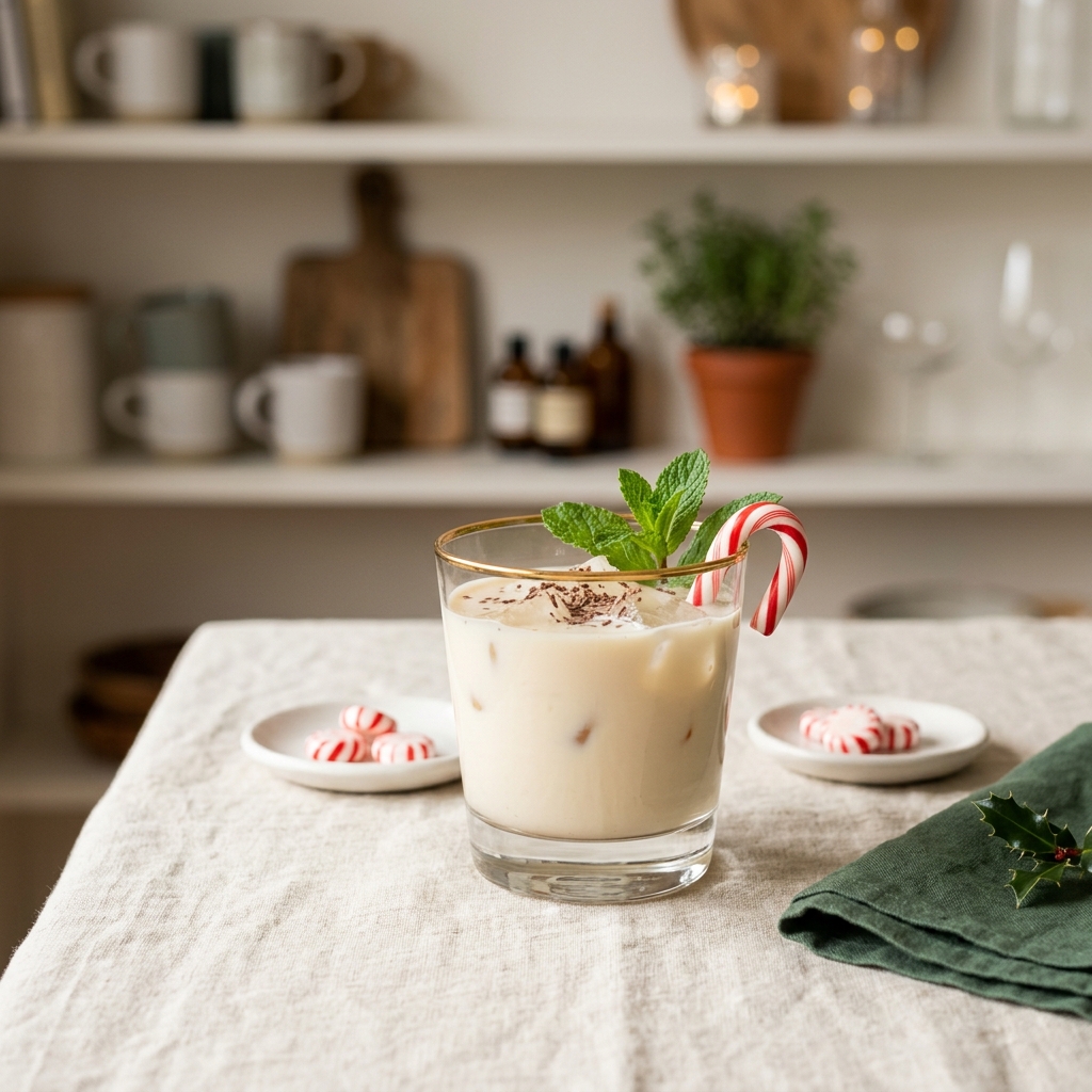 Peppermint Bailey’s Christmas Cocktail