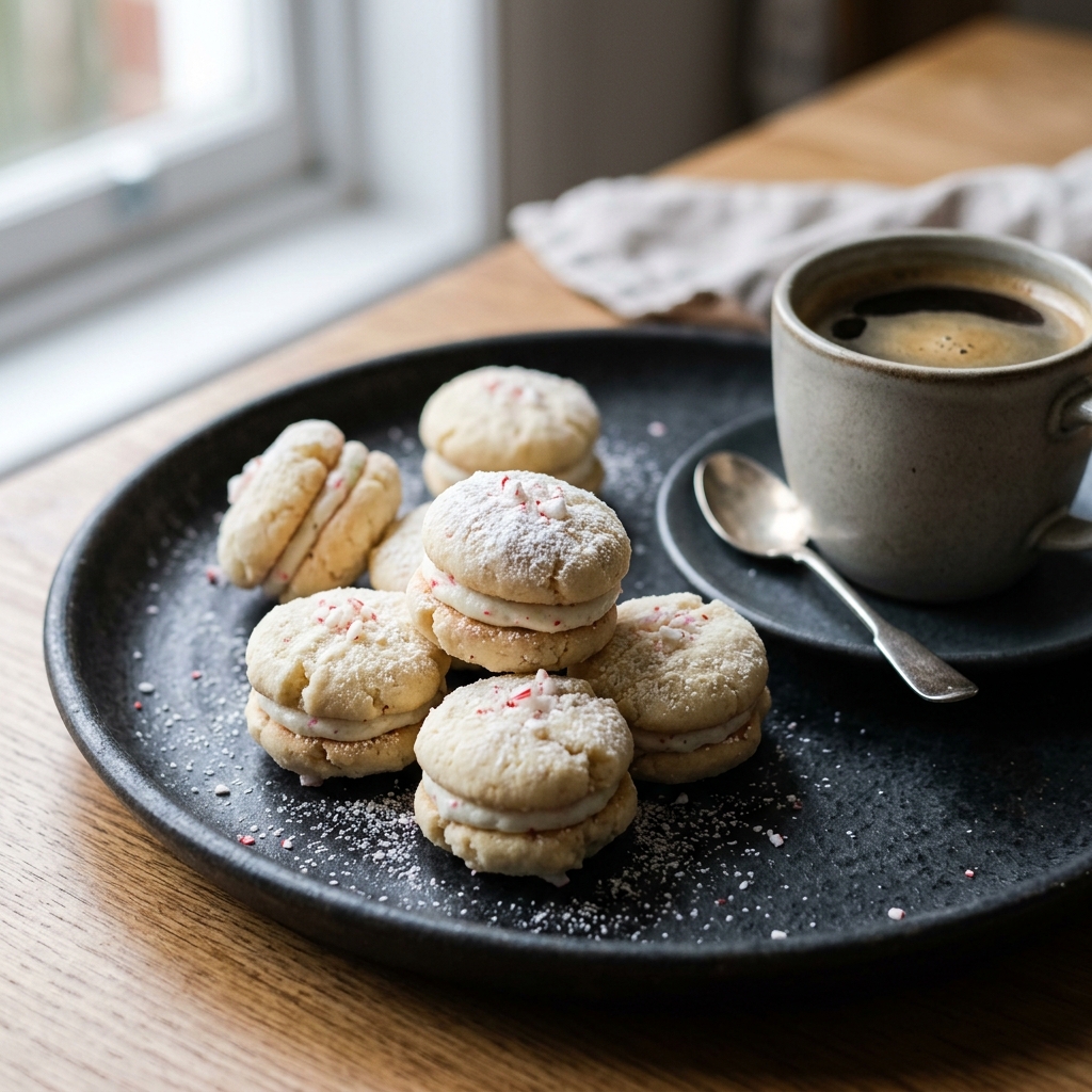 Peppermint Melting Moments