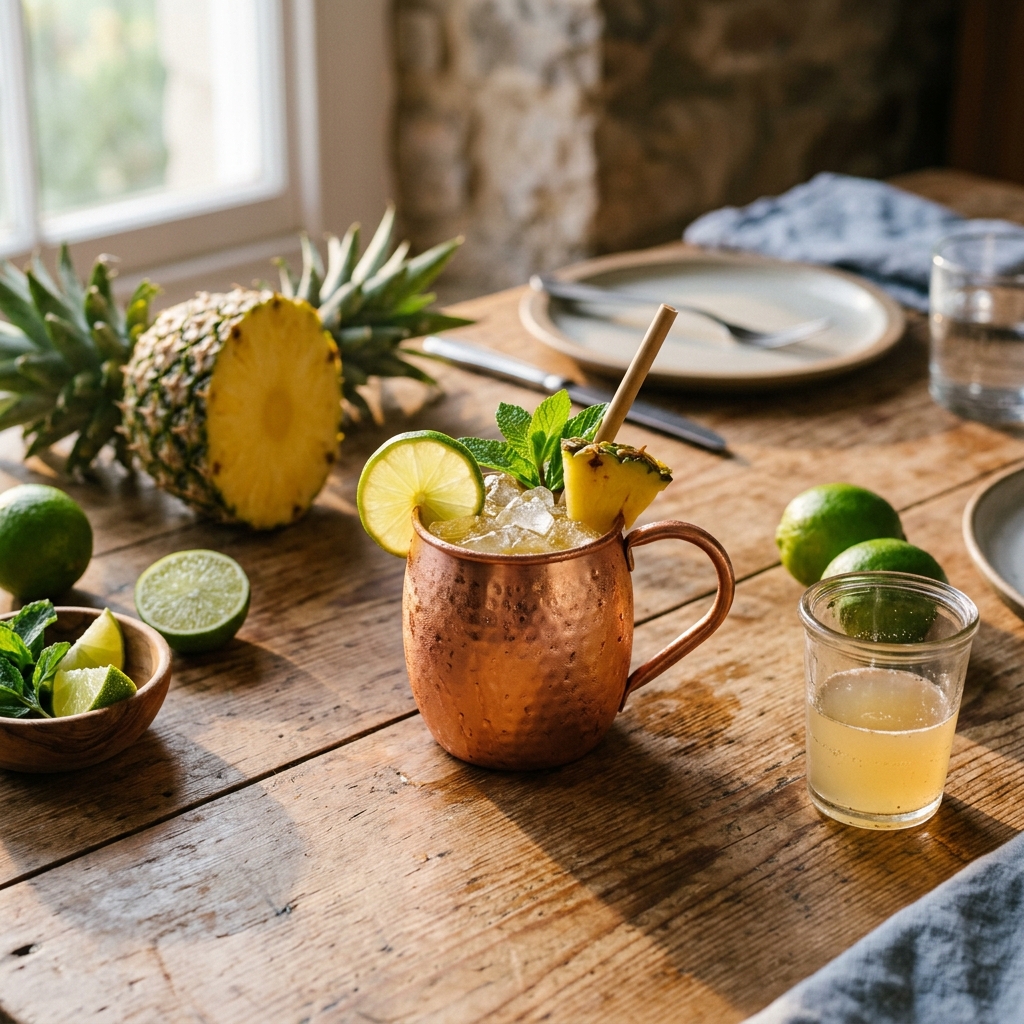 Pineapple Moscow Mule