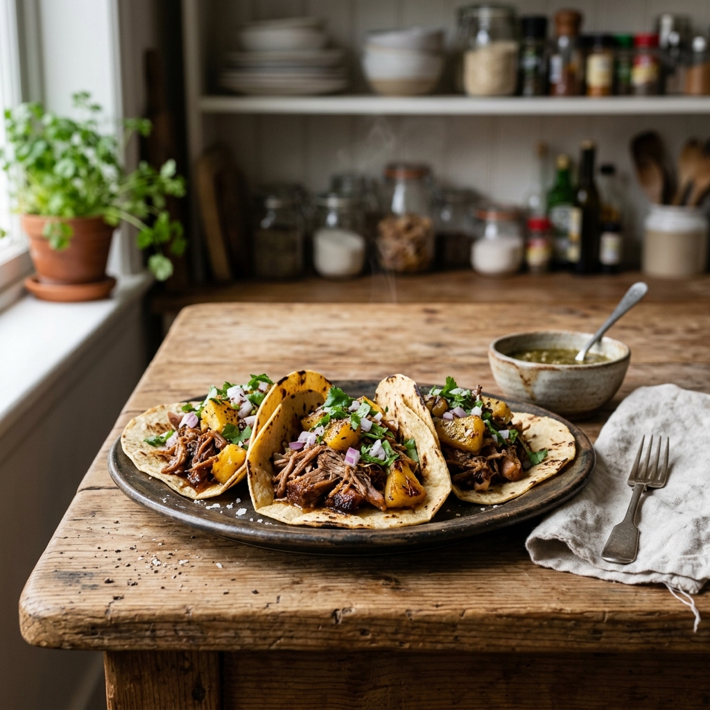 Pineapple Pulled Pork Tacos