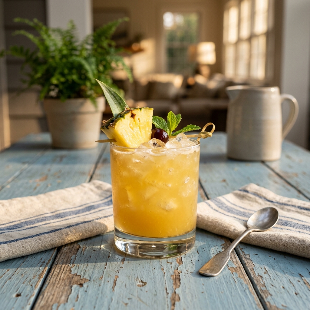 Pineapple Whiskey Sour