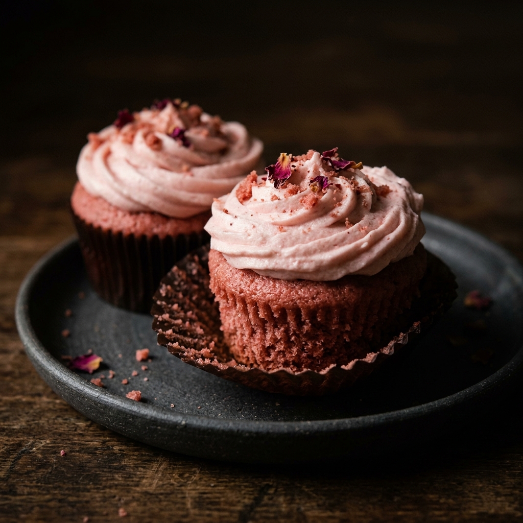 Pink Velvet Cupcakes
