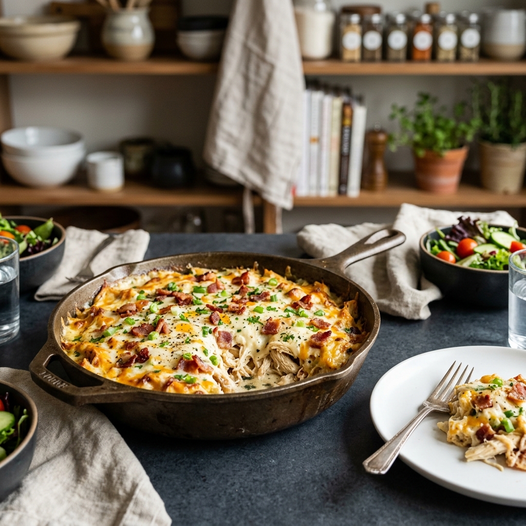 Ranch Bacon Chicken Casserole