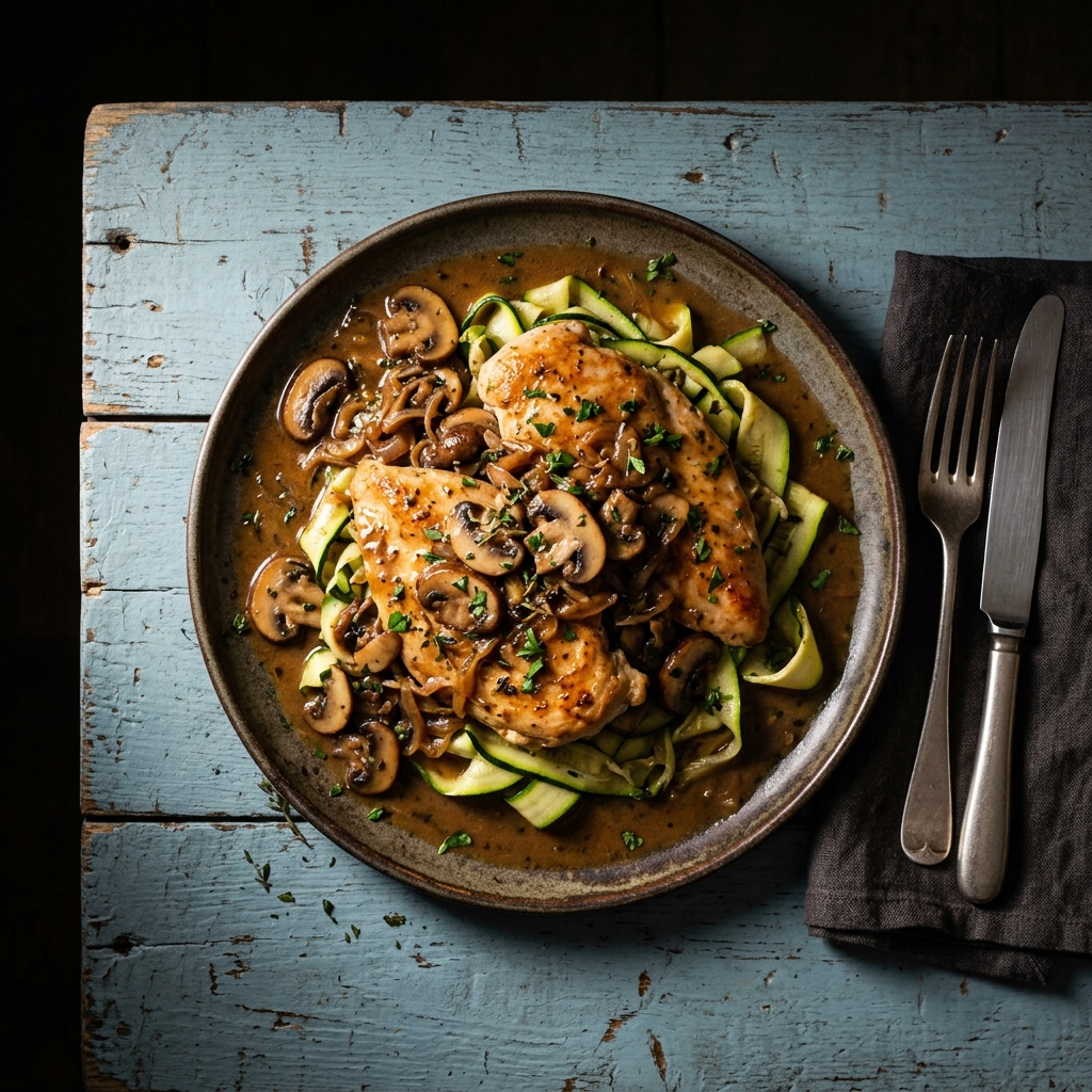 Skinny Chicken Marsala