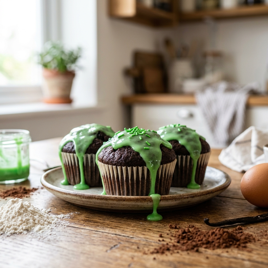 Slimy Cupcakes