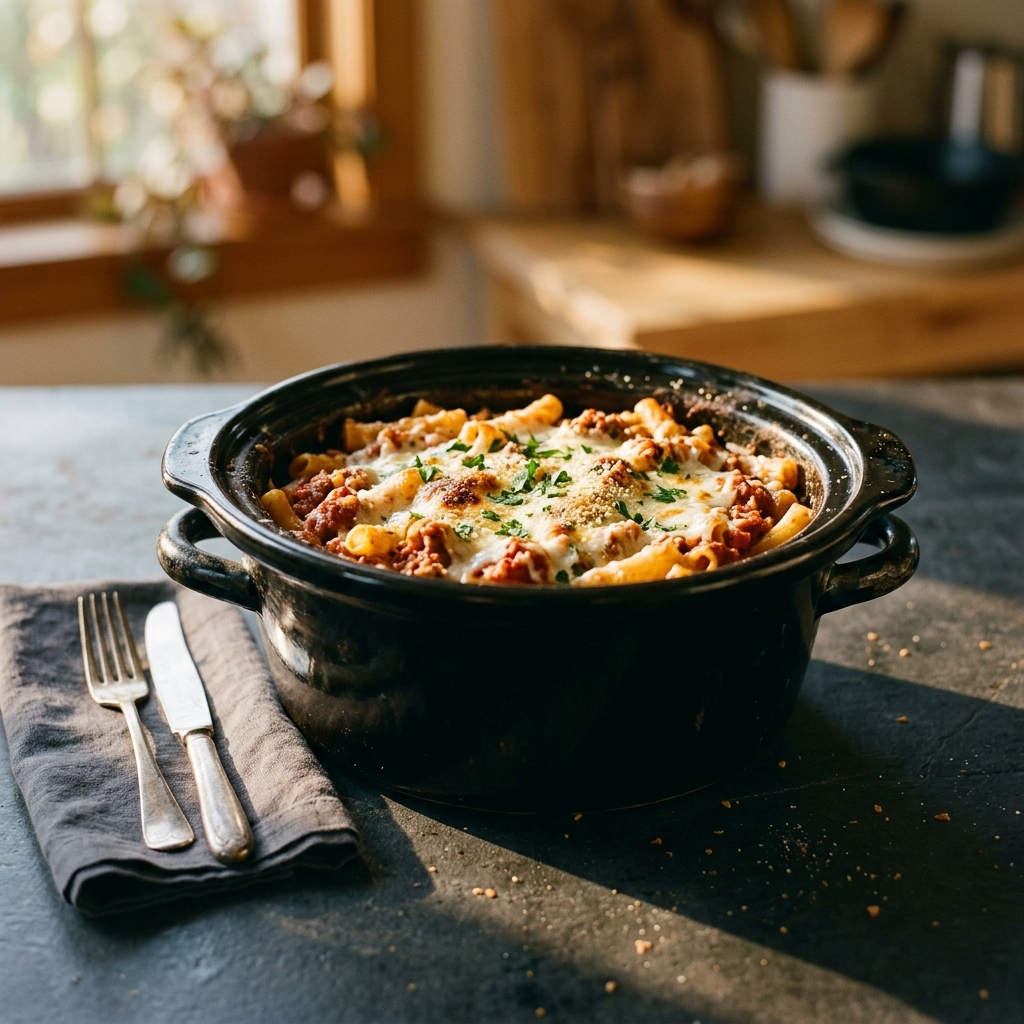 Slow Cooker Baked Ziti