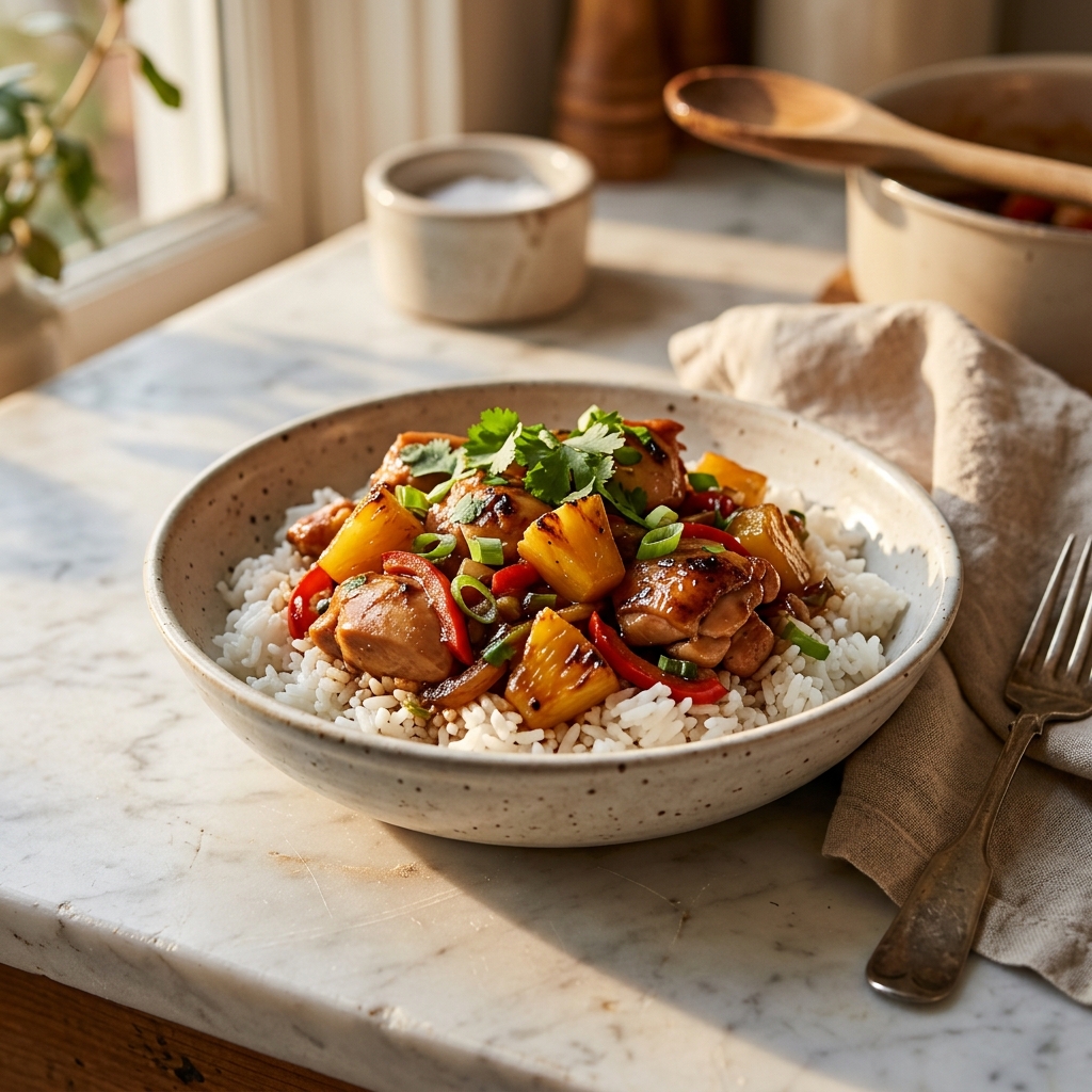 Slow Cooker Hawaiian Chicken
