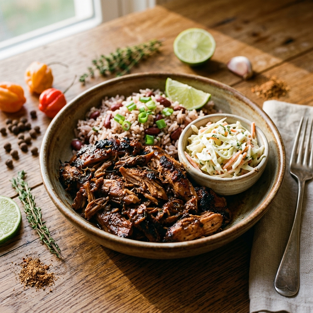 Slow Cooker Jamaican Jerk Chicken