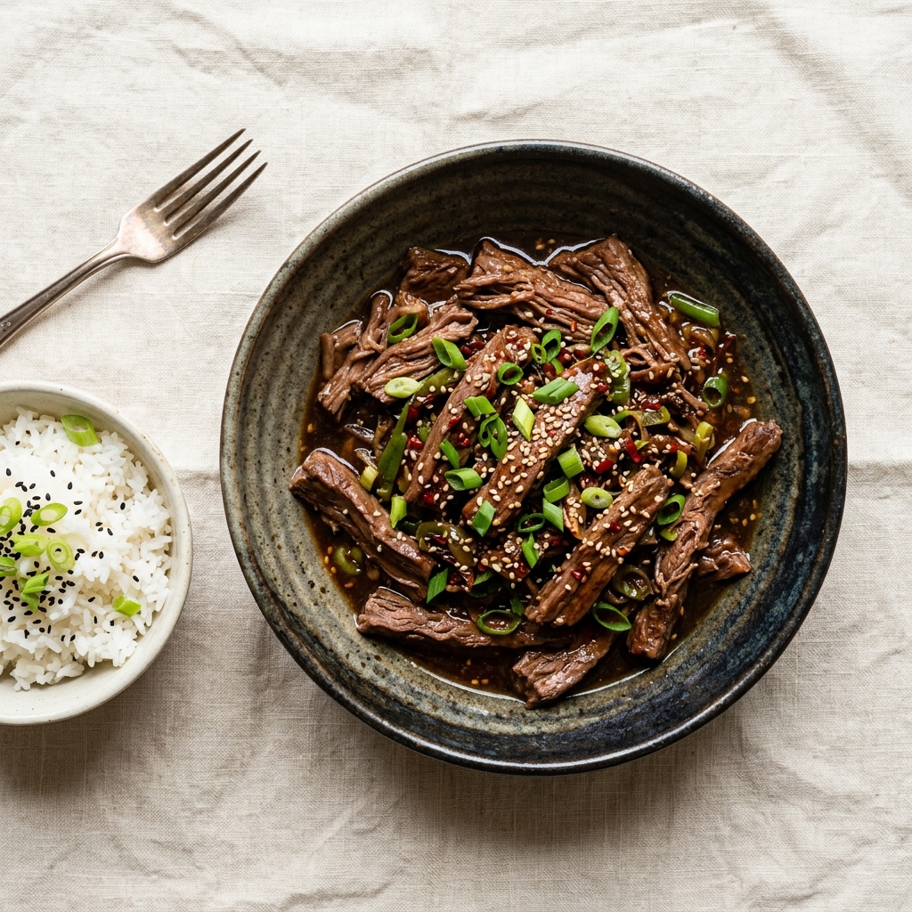 Slow Cooker Mongolian Beef