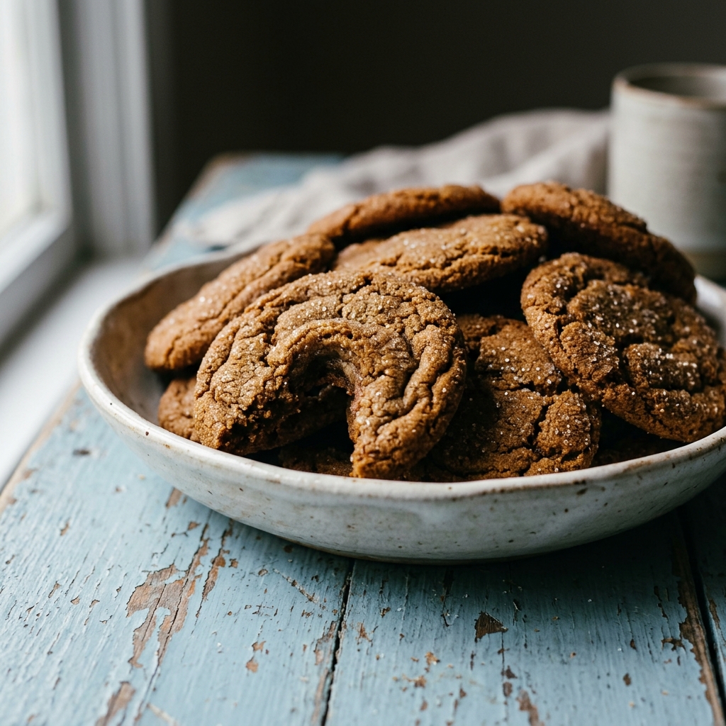 Soft and Chewy Ginger Snaps