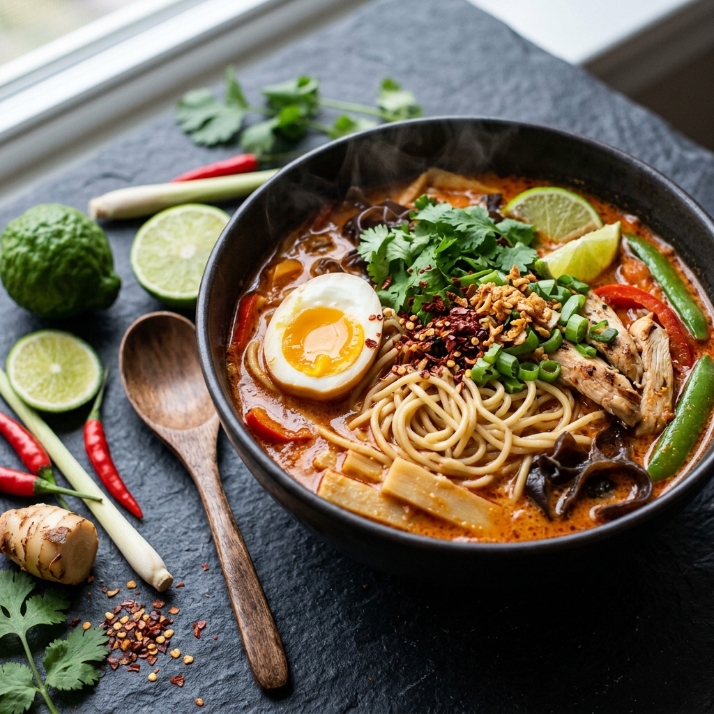 Spicy Ramen Noodle Bowls