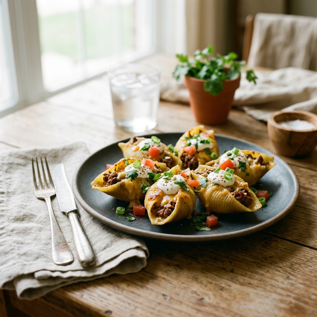 Taco Stuffed Shells