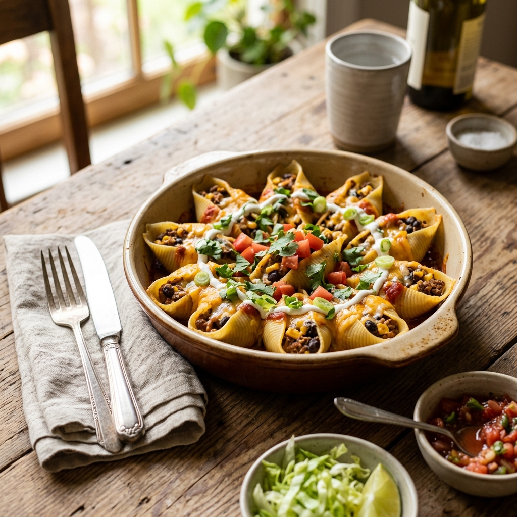 Taco Stuffed Shells