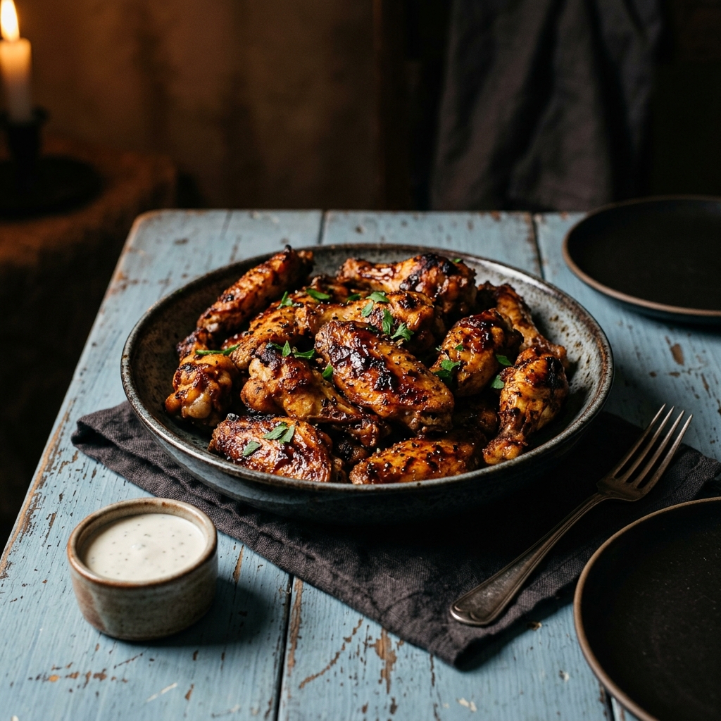The Best Air Fryer BBQ Chicken Wings
