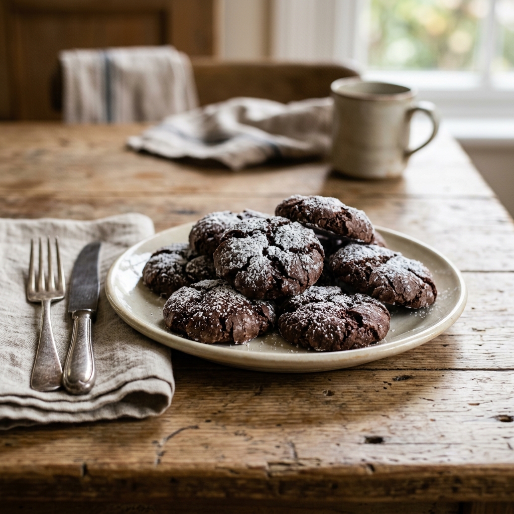 The Best Easy Chocolate Crinkles