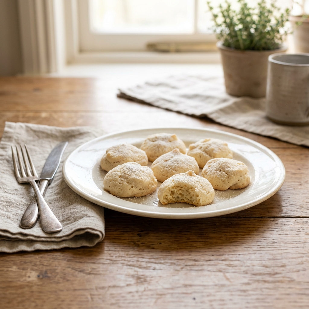 Whipped Shortbread Cookies
