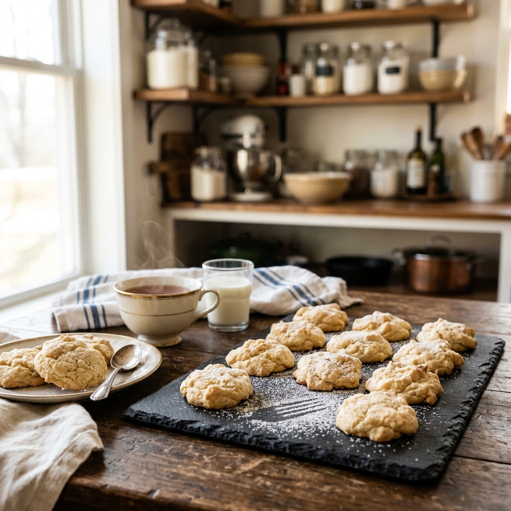 Whipped Shortbread Cookies