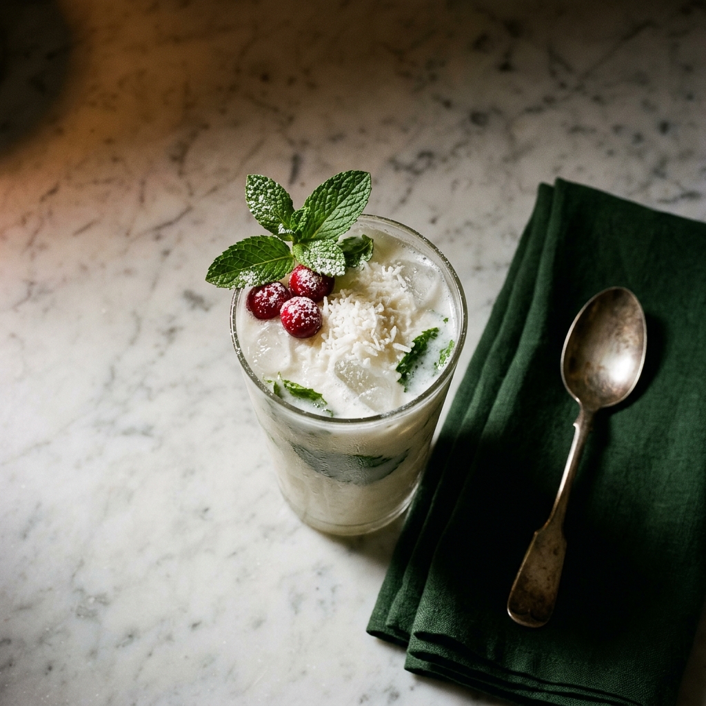 White Christmas Mojito