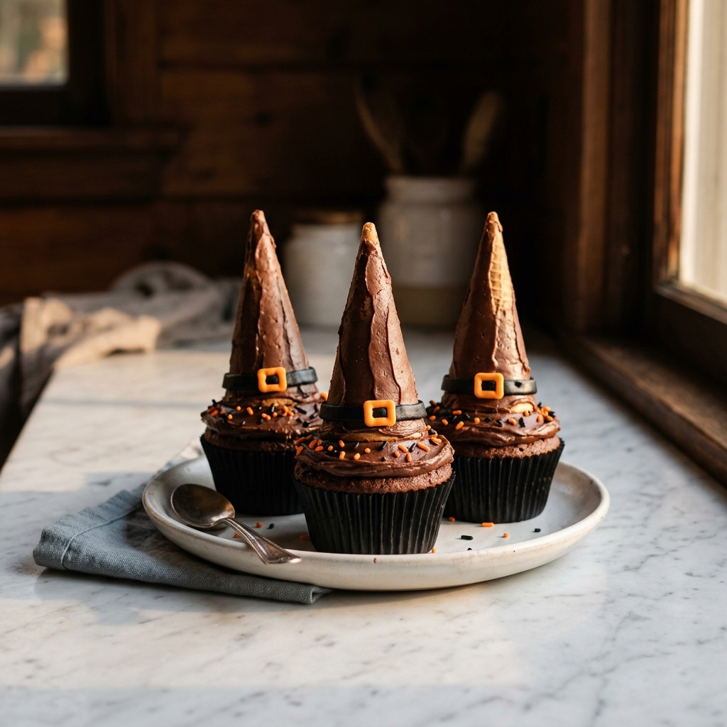 Witch Hat Cupcakes